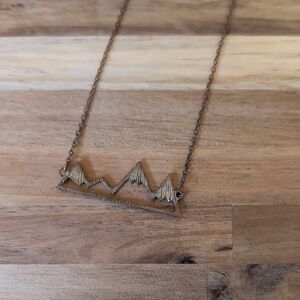 Mountain Pendant Necklace